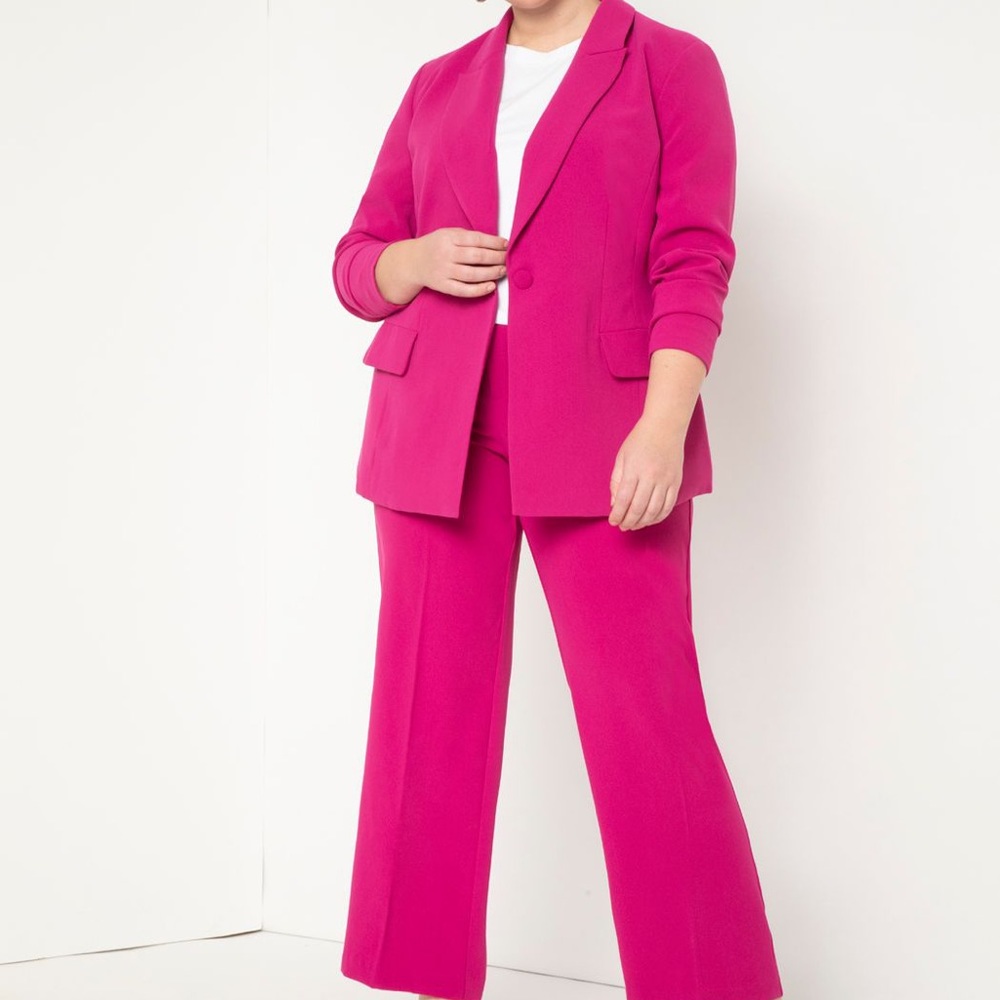 Eloquii Pink Suit Size 18